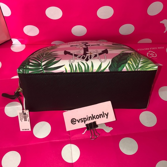 Victoria’s Secret Pink Stripe Glam Bag - Picture 6 of 8